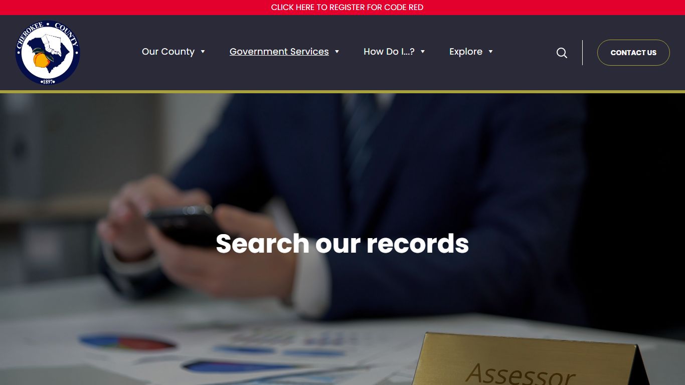 Search our records - Cherokee County