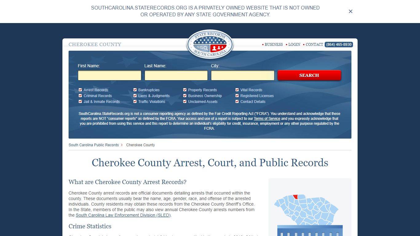 Cherokee County Arrest, Court, and Public Records